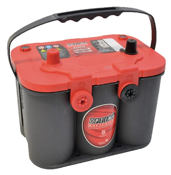 KRAMP Batterie 12V 50Ah 815A AGM Red Top RTU 4.2 Optima 804250
