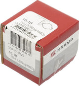 KRAMP Ohrschelle, doppelt, Edelstahl, 15-18 mm - 10 Stück OOR1518RVS