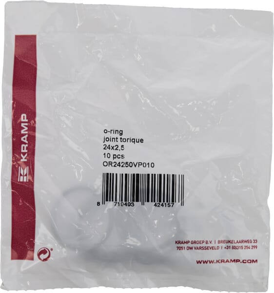 KRAMP O-Ring 24x2.5 75 shore Viton 10x - 1 Packung - OR24250VP010