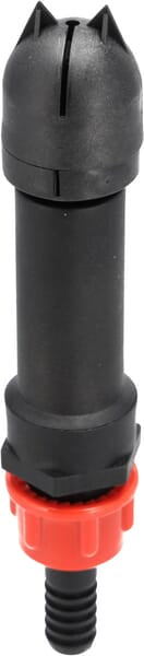 Polmac Rotationsdüse, 3-stufig, Nippel 1/2" männlich + 13 mm Schlauchtülle P10006301