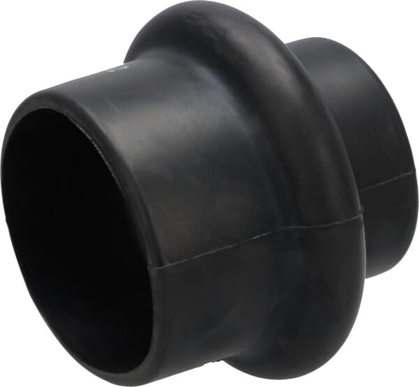 Rubber reducer, with bead, 70-89 mm
