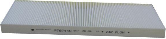 Flat air filter