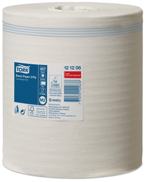 Tork Papierhandtuch, weiß 20cm x 160m, 1 Stk., Tork - 6 Rollen PM121206