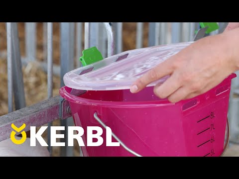 Kerbl Deckel MilkGuard für Tränkeeimer, weiß transparent - 14272