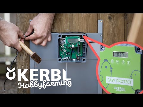 Kerbl automatische Hühnertür Easy Protect Steuerung mit Tür - 70590