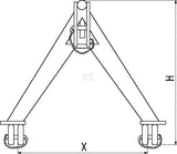 Black Line Kupplungsdreieck Kategorie 2S - TL150679KR
