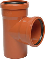 KRAMP KG T-Stück PVC 125/110 mm x 87° 16152125110087