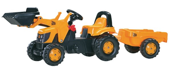 RollyKid JCB avec chargeur frontal et remorque