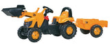 RollyKid JCB avec chargeur frontal et remorque