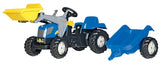 RollyKid New Holland T7040 avec chargeur frontal et remorque, à partir de 2,5 ans