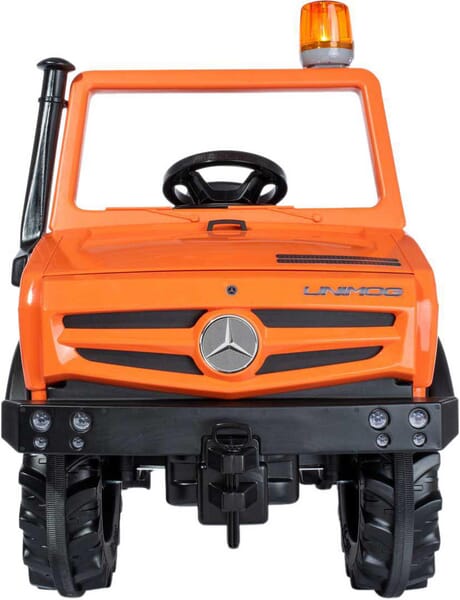 Unimog, orange, véhicule de service