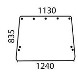 John Deere Rear window R50758