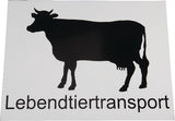 KRAMP Warnschild Tiertransport R8020