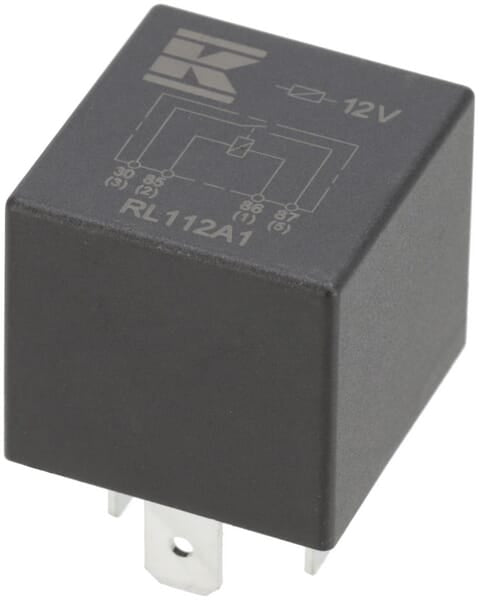 Mini relais 12V, normalement ouvert, 40A, sans support