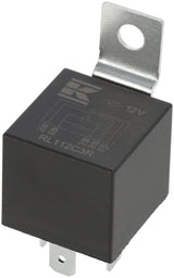 Mini relais 12V, inverseur, 30A/40A, avec résistance, avec support