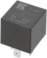 KRAMP Mini-Relais 24V, Umschalter, 30A/40A, mit Widerstand, ohne Halter RL124C1R