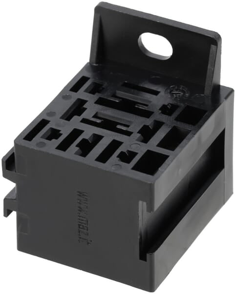 Mini prise relais avec support 5 x 6,3 mm 4 x 2,8 mm
