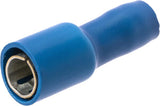 KRAMP Rundsteckerhülse blau - 100 Stück LA9030KR