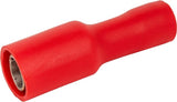 KRAMP Rundsteckbuchse, rot, 0,5-1 mm², 4 mm (100x), Kramp - 100 Stück LA9125KR