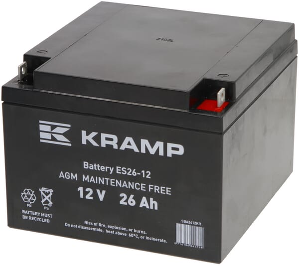 KRAMP Batterie 12V 24Ah geschlossen Kramp SBA2412KR