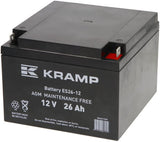 KRAMP Batterie 12V 24Ah geschlossen Kramp SBA2412KR