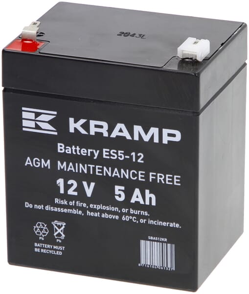 KRAMP Batterie 12V 5Ah geschlossen Kramp SBA512KR