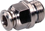 Push-in fitting straight 6x3/8"