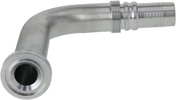 KRAMP Pressarmatur 4SH-DN32 mit Flansch ø54,0mm 90° H185 SFSH322090H185G2