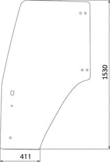 KRAMP Türscheibe 82036001KR