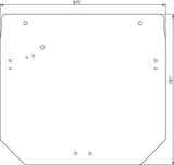 KRAMP Heckfenster 11 Löcher R261272N
