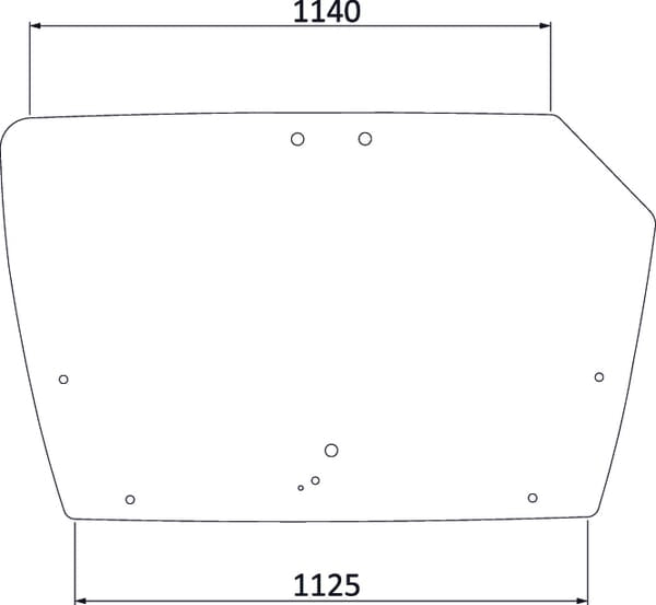 KRAMP Heckscheibe oben 4429137N