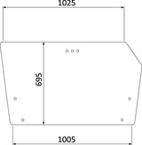 KRAMP Heckscheibe oben 04352383N