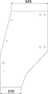 KRAMP Türglas komplett 04400340N