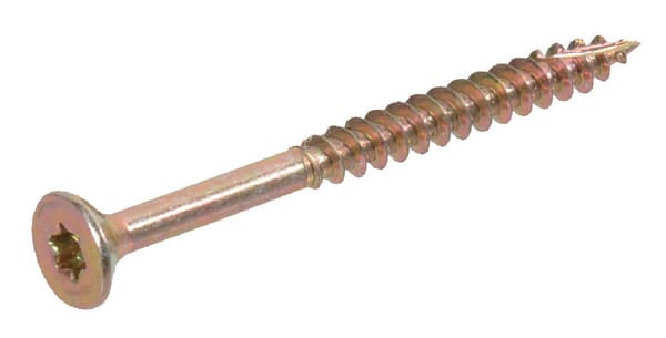 Vis pour aggloméré 6x40mm TX30 tête fraisée, acier Kramp - 100 pièces