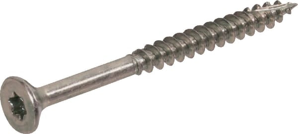Vis à bois 4x45mm TX20 tête fraisée, inox Kramp - 100 pièces
