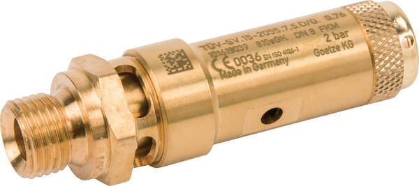 KRAMP Sicherh.ventil 1/4"CE 2 bar SV2122G04M02B