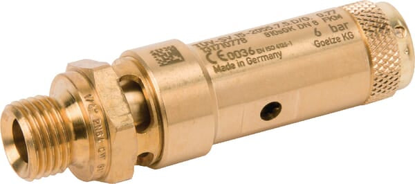 KRAMP Sicherh.ventil 1/4"CE 6 bar SV2122G04M06B