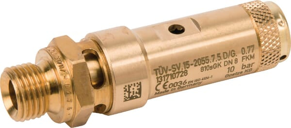 KRAMP Sicherh.ventil 1/4"CE 10 bar SV2122G04M10B