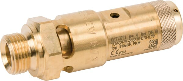 KRAMP Sicherh.ventil 3/8"CE 6 bar SV2122G06M06B