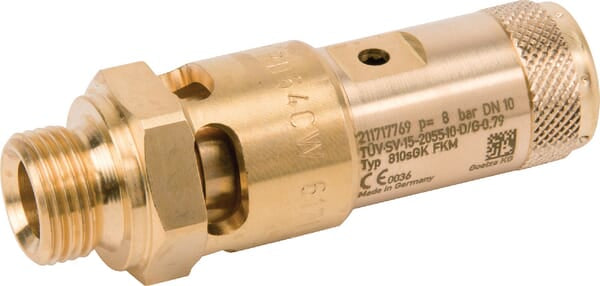 KRAMP Sicherh.ventil 3/8"CE 8 bar SV2122G06M08B