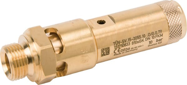 KRAMP Sicherh.ventil 3/8"CE 10 bar SV2122G06M10B