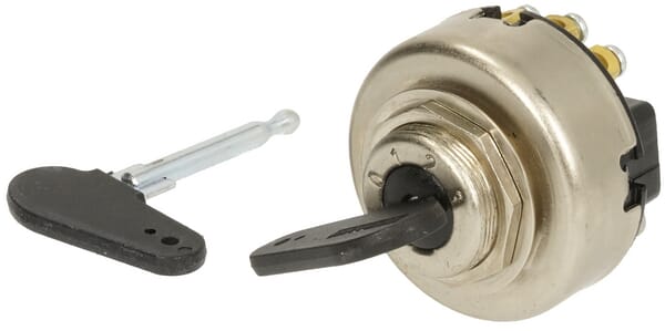 KRAMP Zündschalter mit Schlüssel, 12/24V, 4 Positionen, 16A, Schraubklemmen SW10010KR