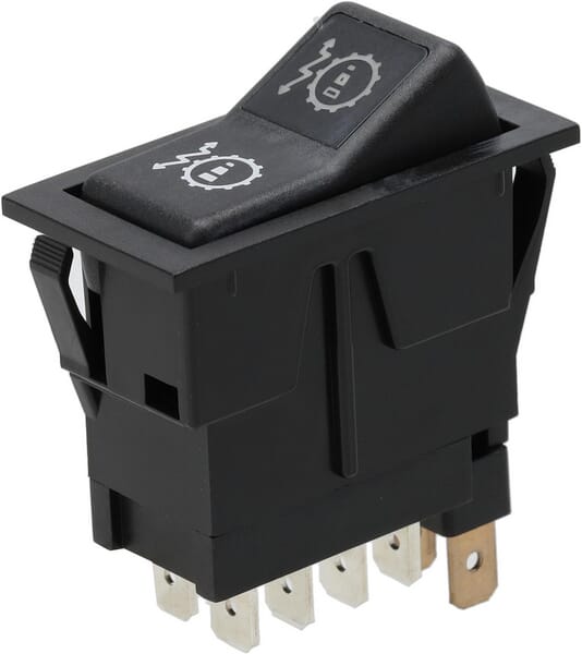 KRAMP Wippschalter, I-0-II, ein-ein-ein, 12V, 8-polig, Übertragungsempfindlichkeit doppelt stufenweise einstellbar SW10051KR