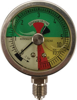 Pressure gauge 63 0-25 below