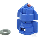 Double flat jet nozzle TDHS 110° blue