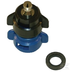KRAMP Vent-Schräg.Düse TDOC 80° blau TDOC8003