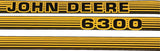 KRAMP Aufkleberset "John Deere 6300" TR6300JD