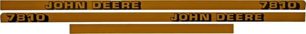 KRAMP Aufkleberset "John Deere 7810" TR7810JD