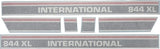 KRAMP Aufklebersatz "International 844" Case - IH TR844XLIH