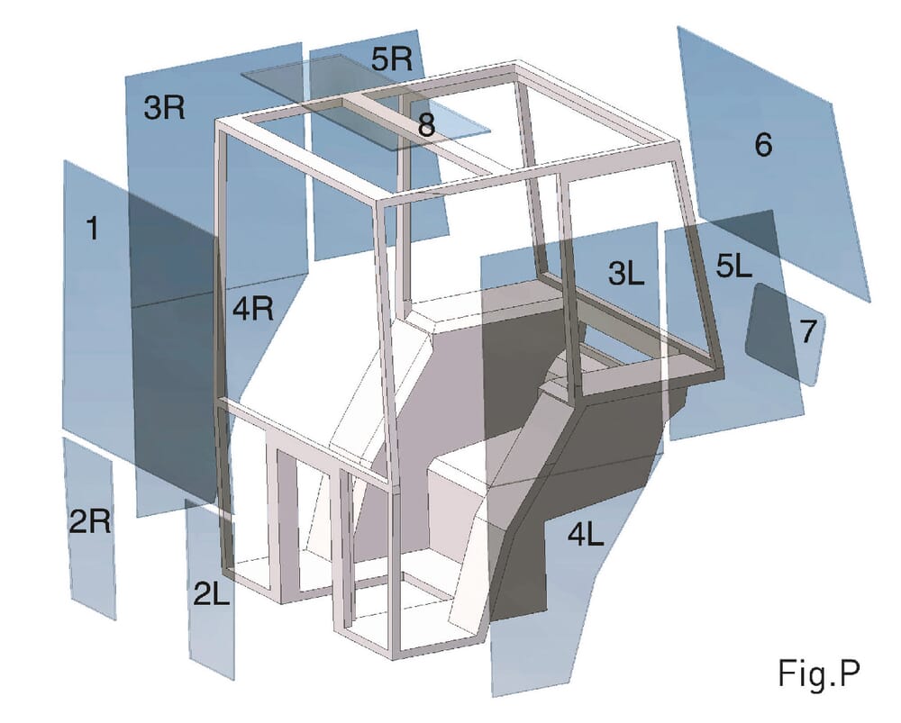 AGCO Seitenfenster F345810110030